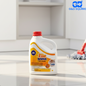 tile revive 1l professional tile and grout cleaner bottle by G&D Square with before after cleaning results