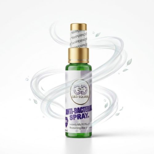 G&D Square Anti-Bacterial Spray — Instant Protection with Moisturizing Aloe