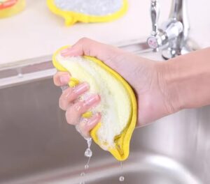 G&D Square 3-in-1 Double-Sided Dishwashing Sponge — Pack of 10 - Image 3