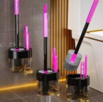 Luxury 3-in-1 Toilet Brush Set — Premium Black & Pink Edition - Image 8