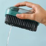 Multifunctional Liquid Dispensing Cleaning Brush — Scrub & Soap in One
