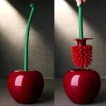 Cherry-Shaped Toilet Brush — Available In 3 colours
